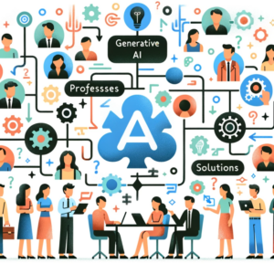 An AI generated image about AI processes.