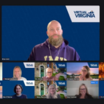 Screenshot of a virtual meeting with Virtual Virginia and ALP